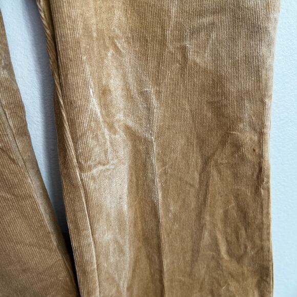 Brown Corduroy Jumpsuit 70s Inspired Retro Fall Earthy Boho Medium - Picture 8 of 11